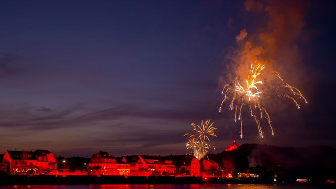 Feuerwerk am Rheinufer zu Rhein in Flammen in Koblenz
© Christian Nentwig